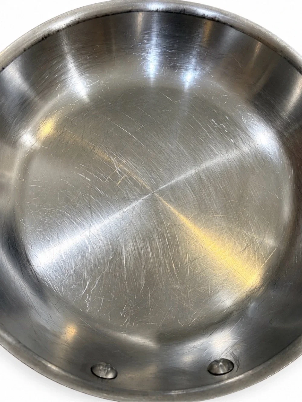 All-Clad 11” Stainless Steel Fry Pan Skillet Made USA Tri-Ply No Lid Induction